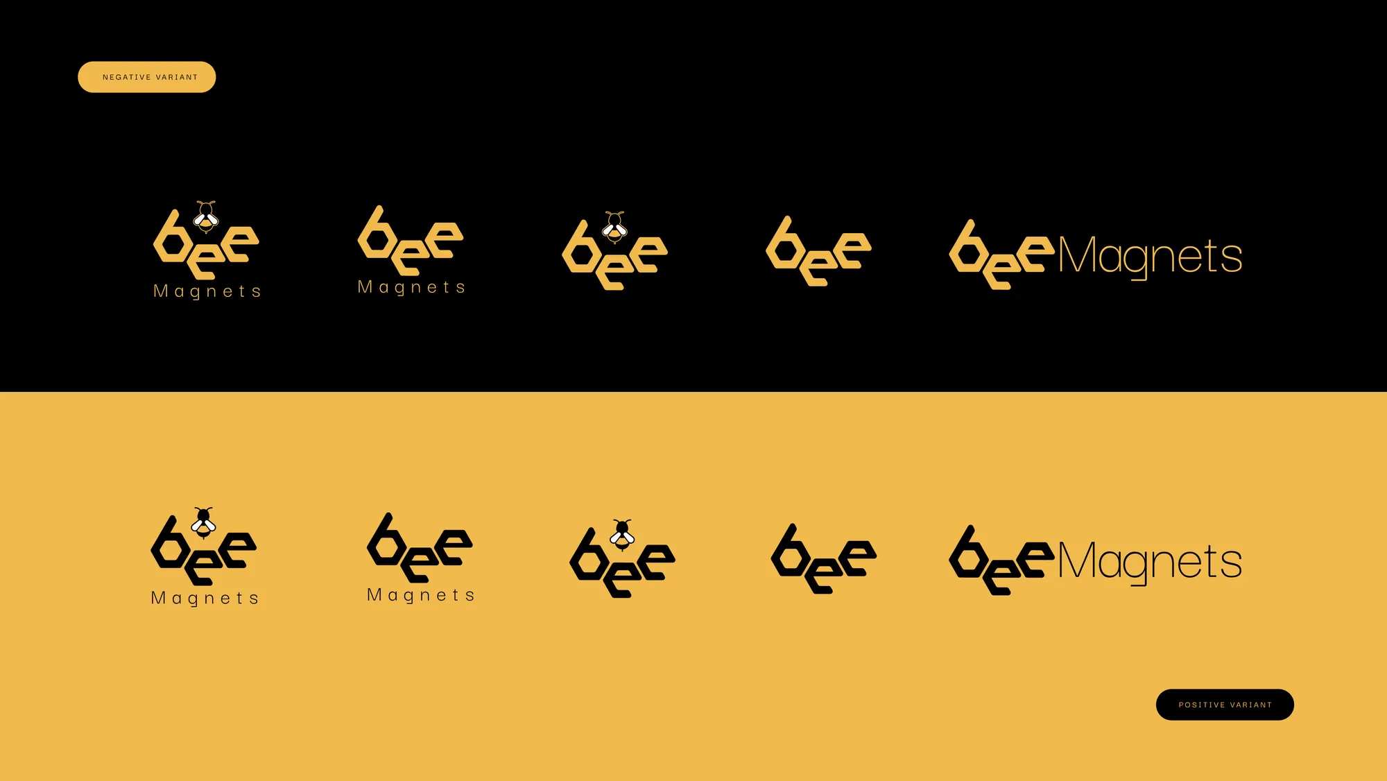 Bee magnets branding 04