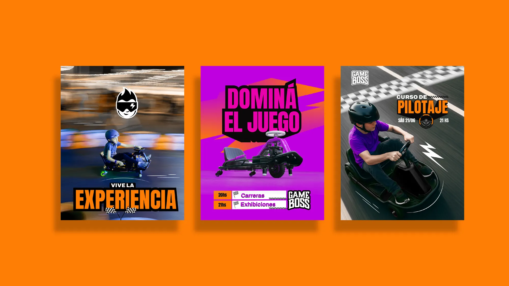 Game boss branding 21