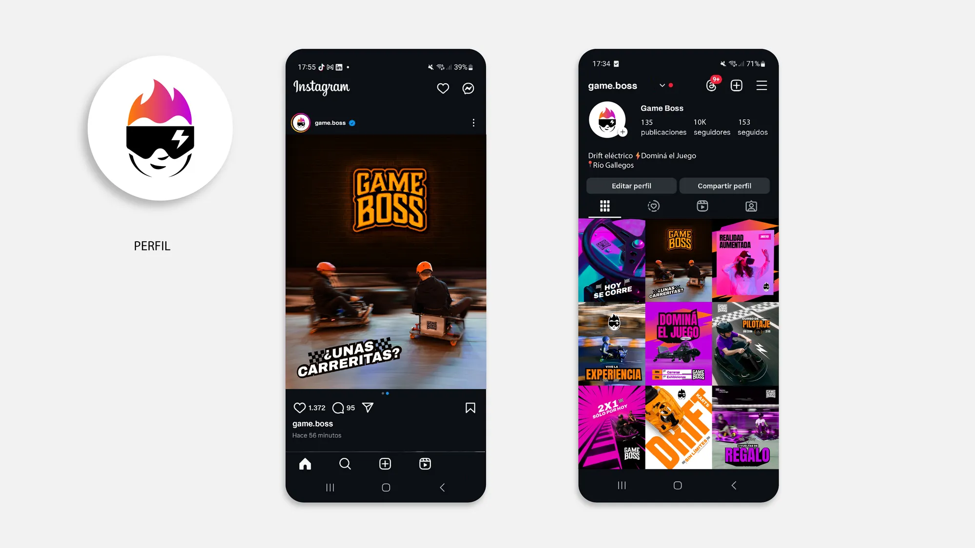 Game boss branding 23